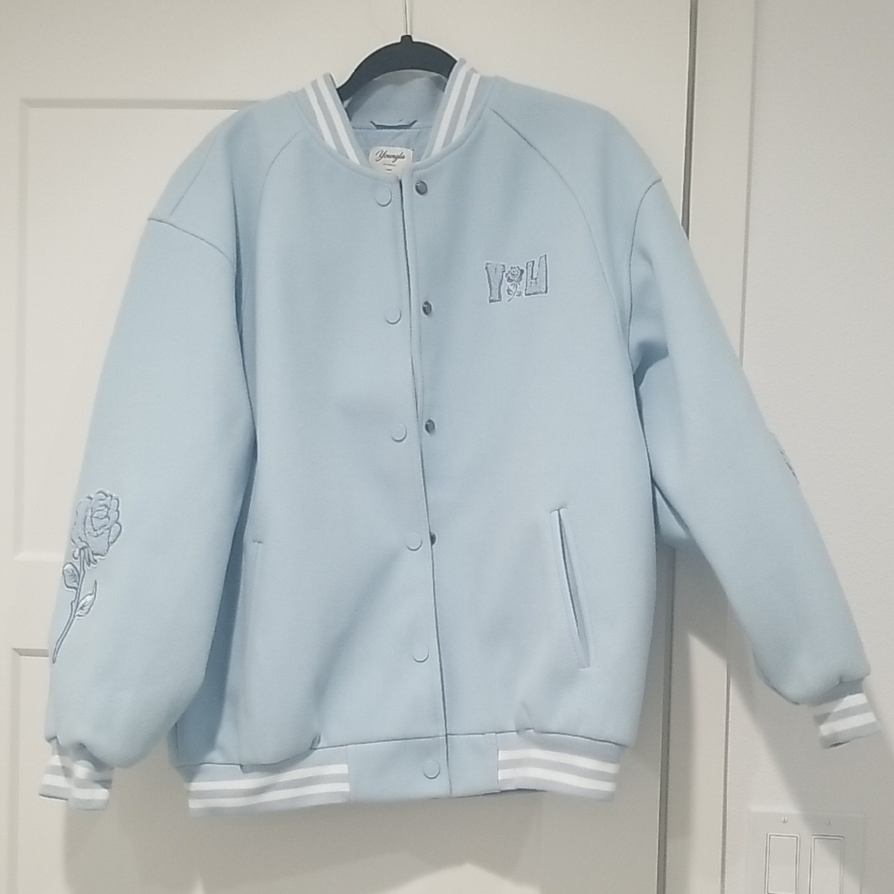YoungLA  Light Blue Puffer Jacket